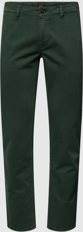Boss Orange Slim fit chino met labeldetail model 'Schino'