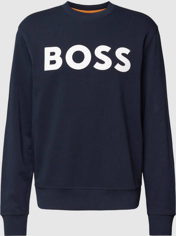 Boss Orange Sweatshirt met labelprint
