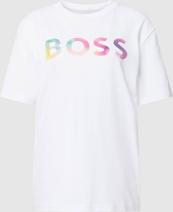 Boss Orange T-shirt met logoprint model 'LOVE'
