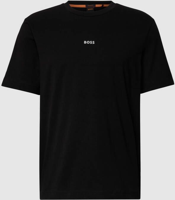 Hugo Boss Menamps t-shirt 50473278 Zwart Heren