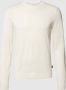 Boss Gebreide pullover met labeldetail model 'Bjarno' - Thumbnail 1