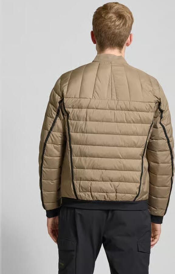 BOSS Green Gewatteerd jack met opstaande kraag model 'Ordos'