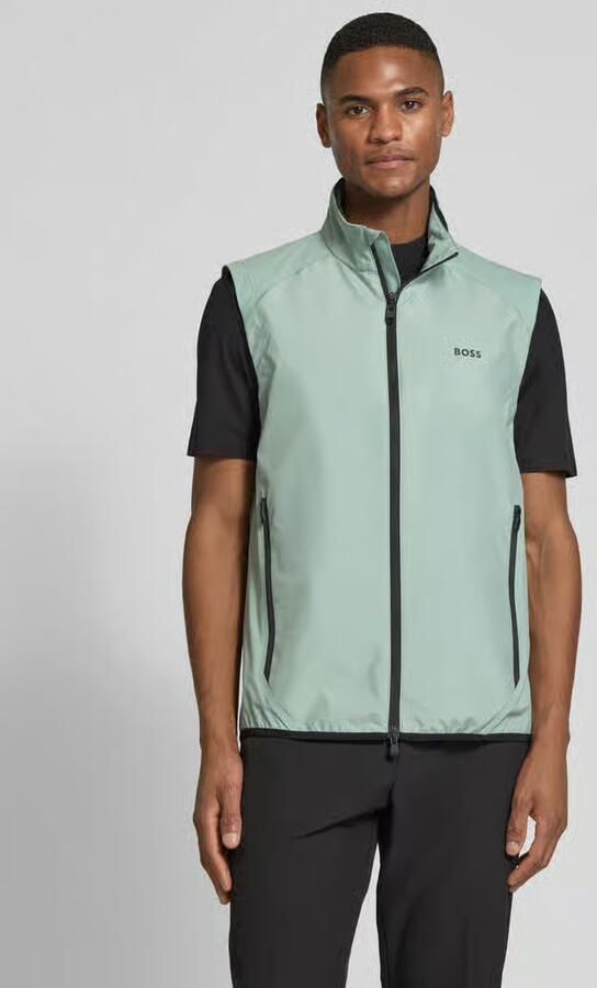 BOSS Green Gilet met labelprint model 'Putt' - Foto 2