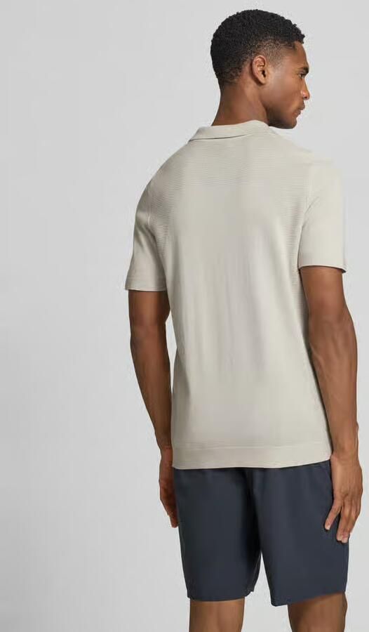 BOSS Green poloshirt met logodetail - Foto 3