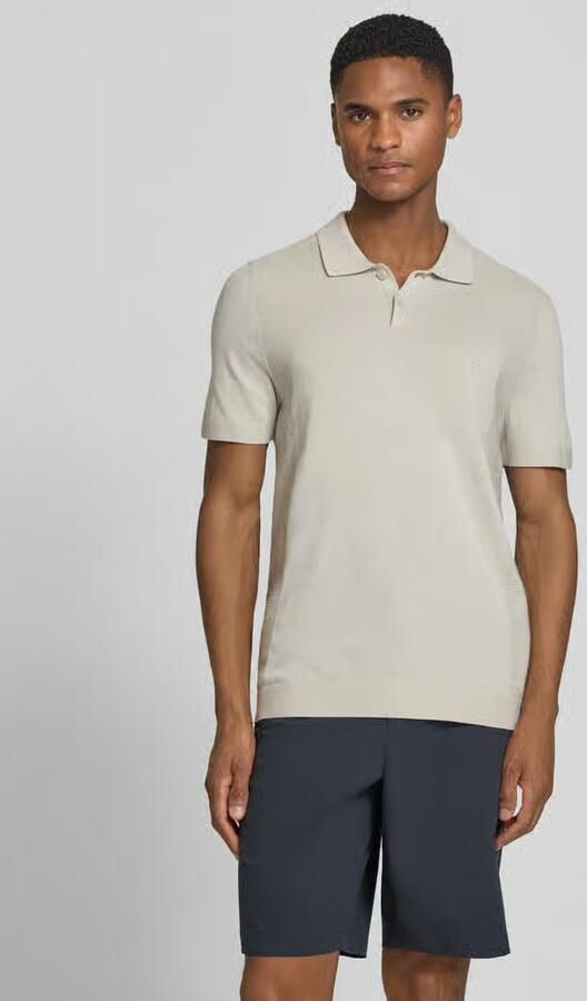 BOSS Green poloshirt met logodetail - Foto 2