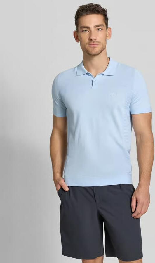BOSS Green poloshirt met logodetail - Foto 3