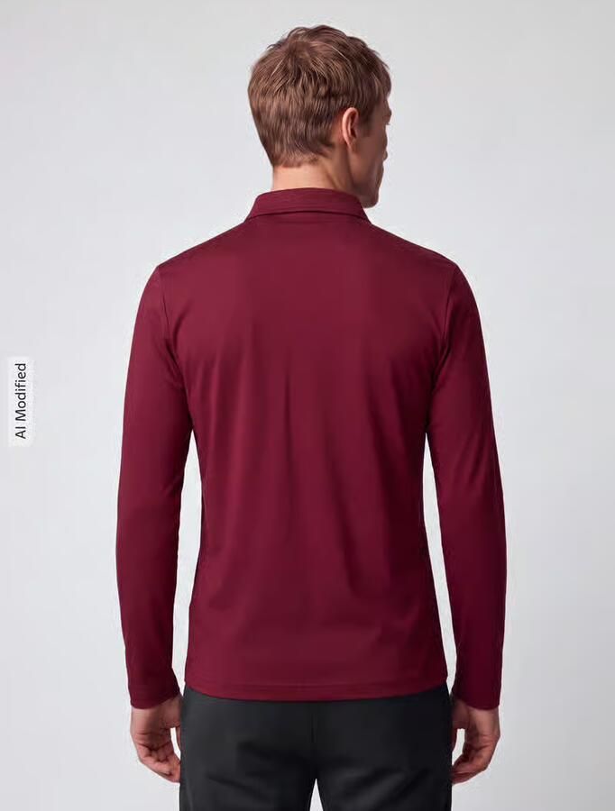 BOSS Green Poloshirt met logopatch model 'Pirol' - Foto 2