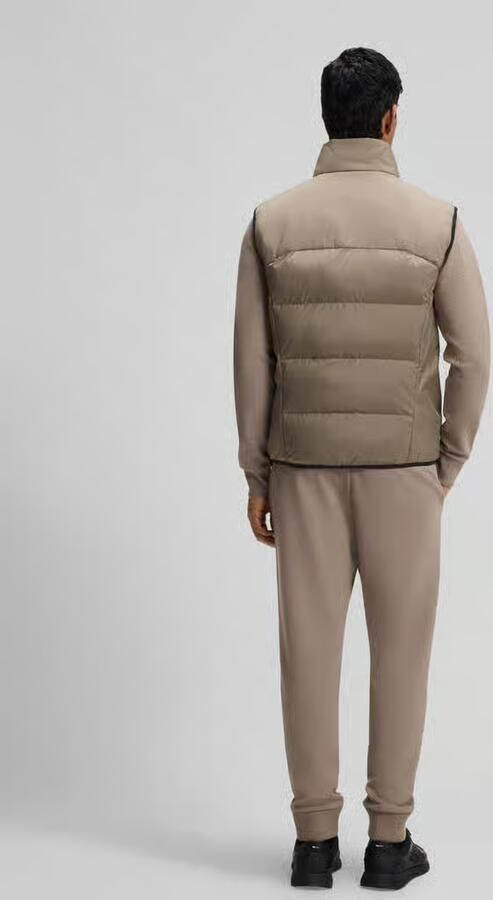 BOSS Green Regular fit bodywarmer met opstaande kraag model 'OW_Urbanex' - Foto 2
