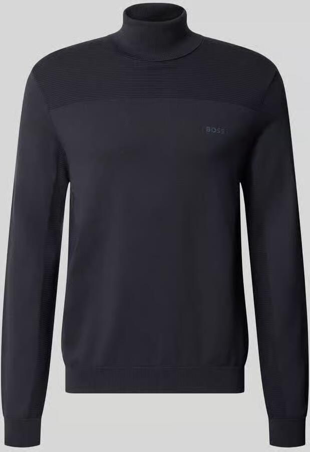 BOSS Green Regular fit coltrui van wolmix