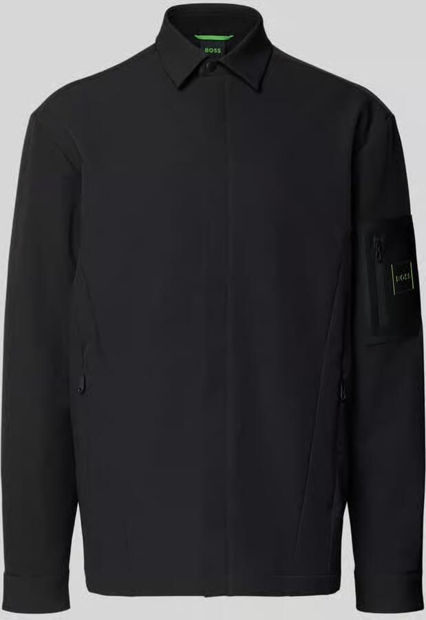 BOSS Green Regular fit functioneel jack van waterafstotend materiaal model 'ST_EXPEDIT PADDED L'