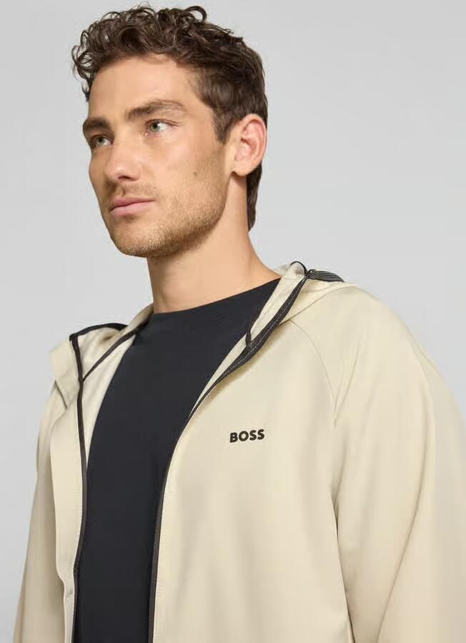 BOSS Green regular fit functioneel jack van waterdicht materiaal model 'L_COMMUTER'