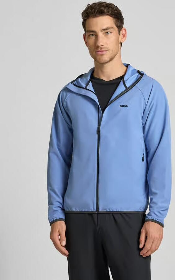 BOSS Green regular fit functioneel jack van waterdicht materiaal model 'L_COMMUTER' - Foto 3