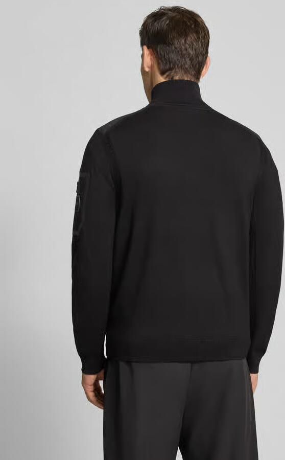 BOSS Green Regular fit functioneel thermojack met scheerwol model 'MOMENTUM' - Foto 7
