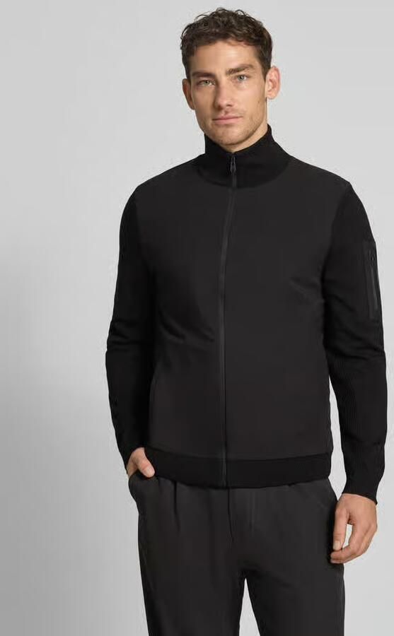 BOSS Green Regular fit functioneel thermojack met scheerwol model 'MOMENTUM' - Foto 8