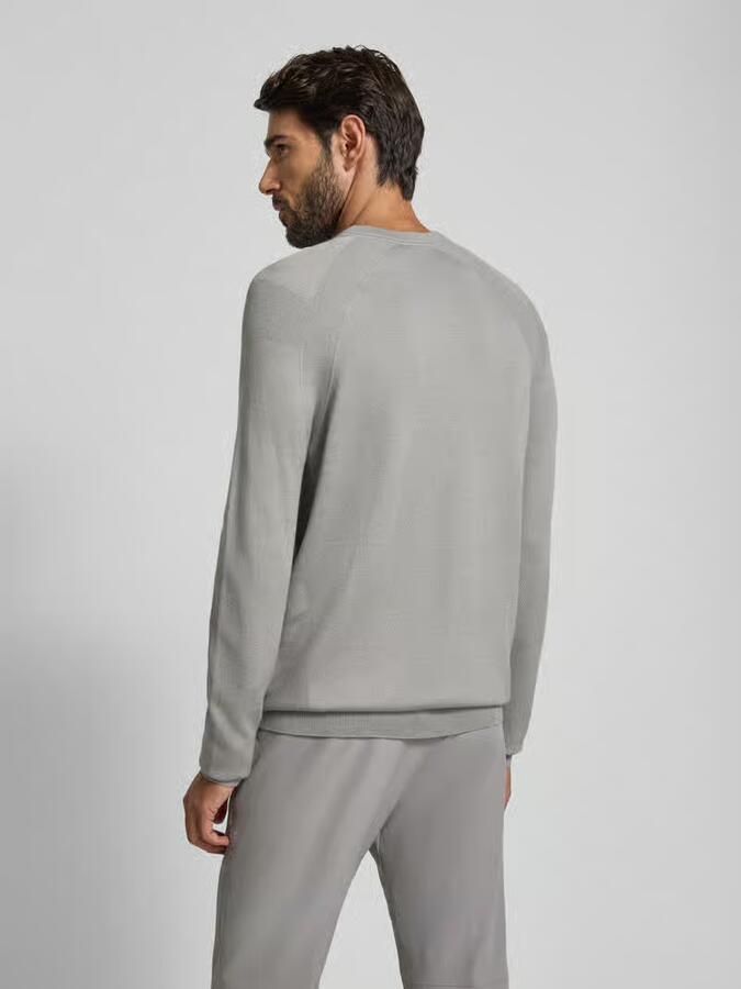 BOSS Green Regular fit gebreide pullover met wol - Foto 3
