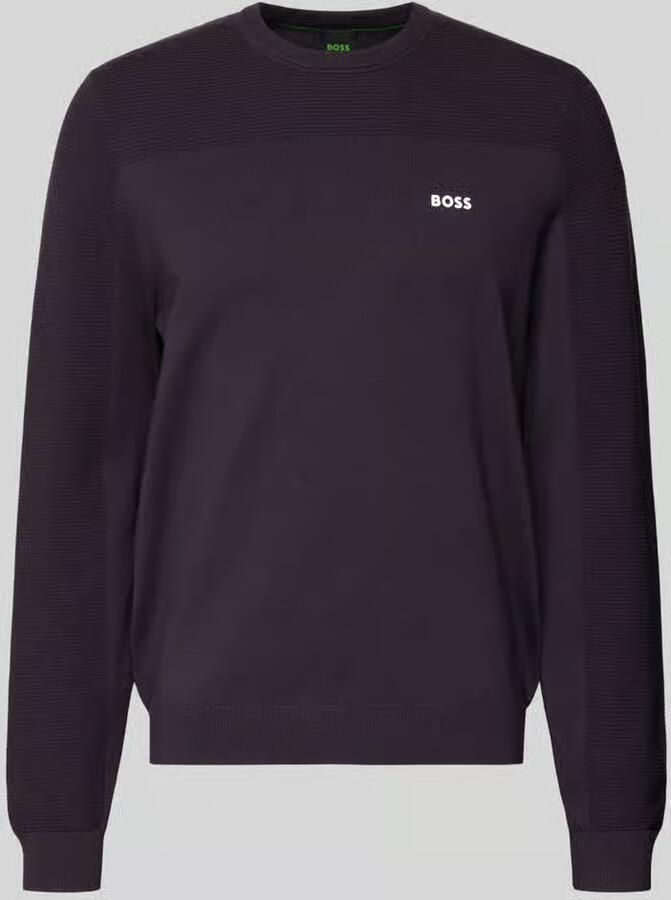 BOSS Green Regular fit gebreide pullover met wol model 'MOMENTUM'