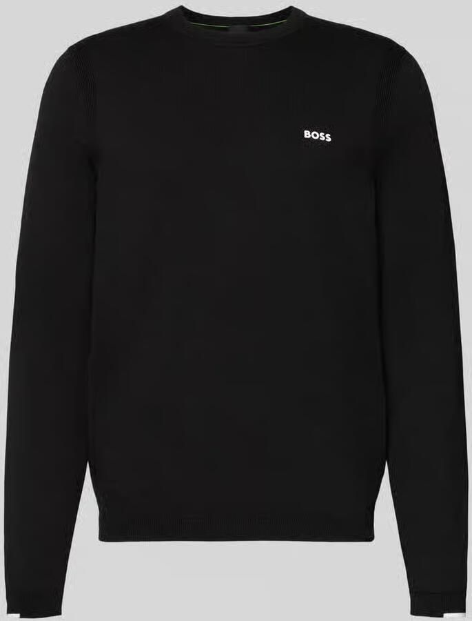 BOSS Green Regular fit gebreide pullover van puur katoen model 'EVER X'