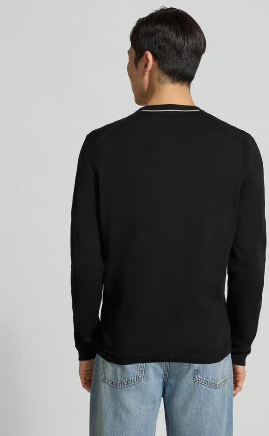 BOSS Green Regular fit gebreide pullover van puur katoen model 'EVER X'