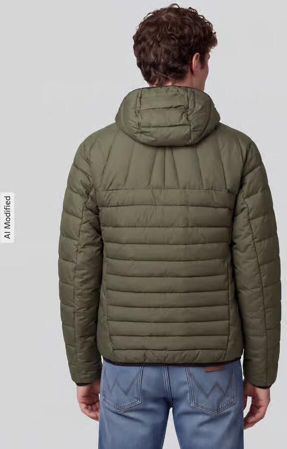 BOSS Green Regular fit gewatteerd jack met capuchon model 'OW_Urbanex'