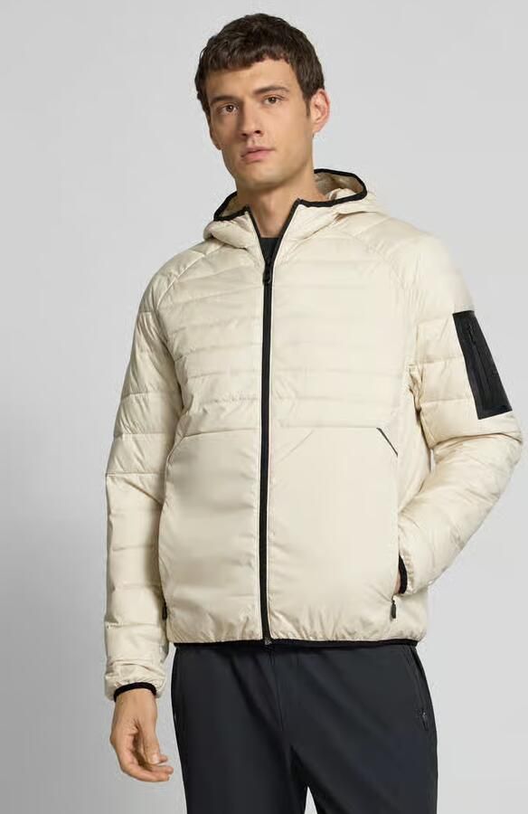 BOSS Green Regular fit gewatteerd jack met ritszakken model 'URBANEX' - Foto 2