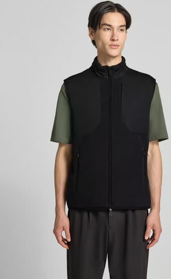 BOSS Green Regular fit gilet met ritssluiting model 'HOLE19 SVEEDY' - Foto 7