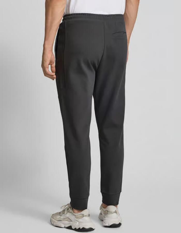 BOSS Green Regular fit joggingbroek van katoenmix