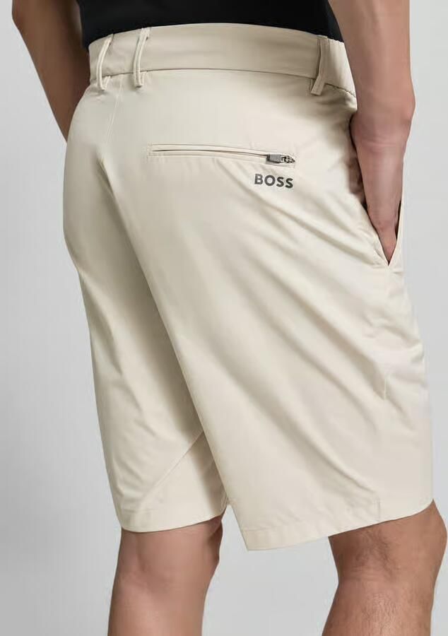 BOSS Green Regular fit korte broek met elastische band Model 'S_SPEEDFLEX'
