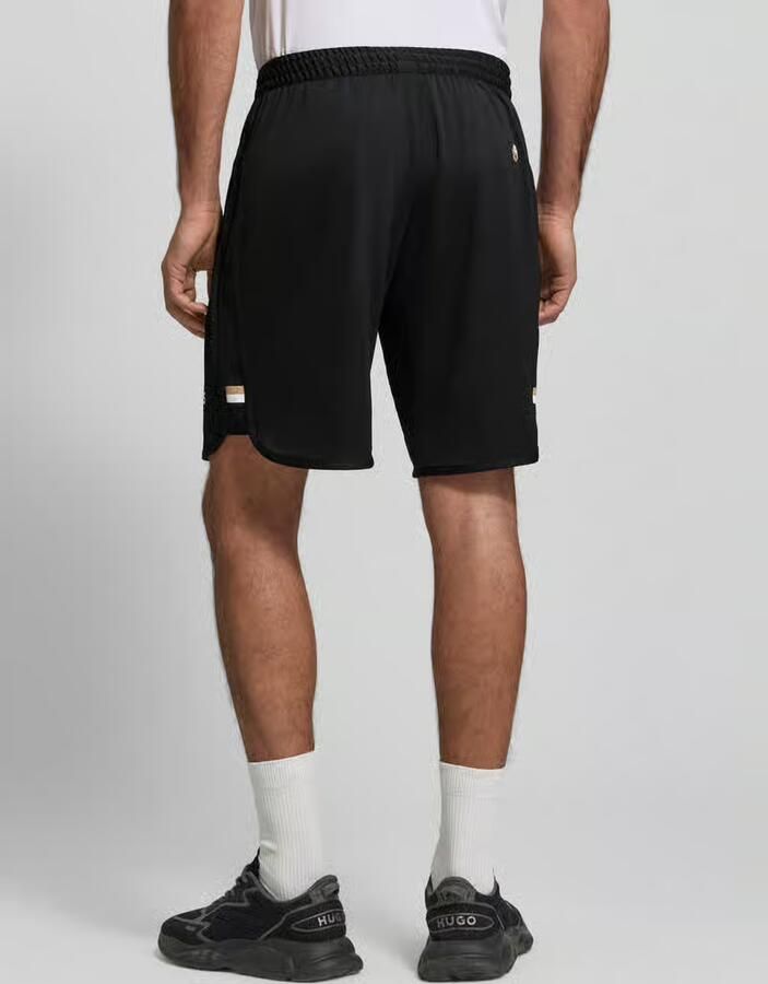 BOSS Green Regular fit korte broek met labelopschrift model 'TOC SPIN 9 INCH' - Foto 2