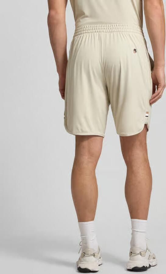BOSS Green Regular fit korte broek met labelopschrift model 'TOC SPIN 9 INCH' - Foto 2