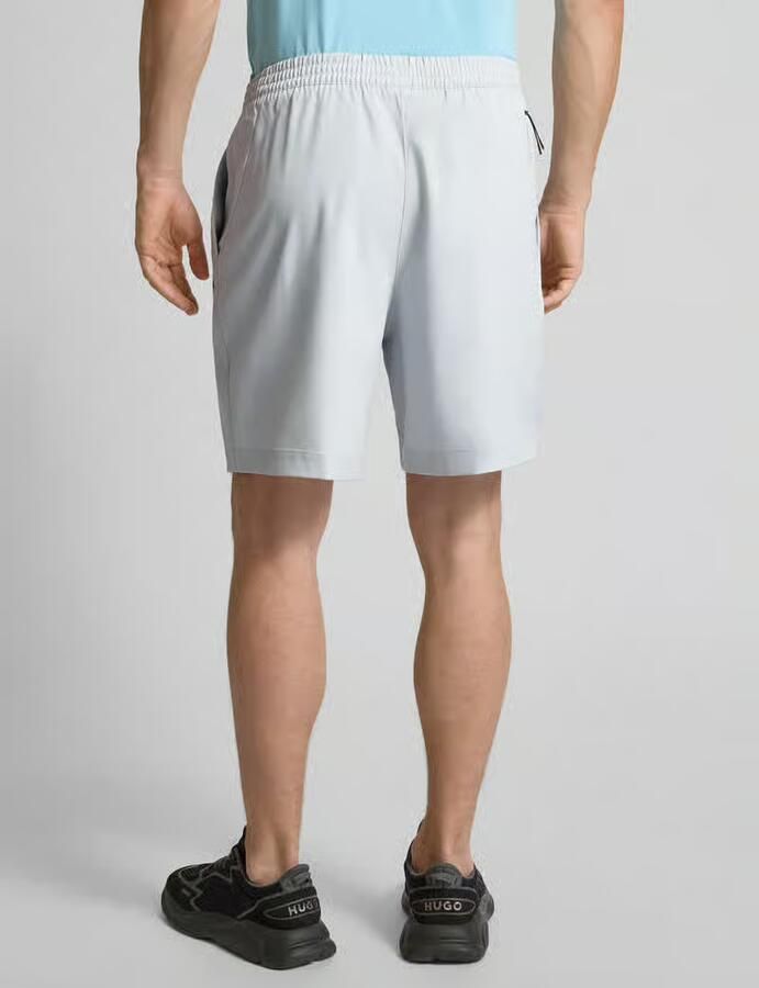 BOSS Green Regular fit korte broek van ademend materiaal
