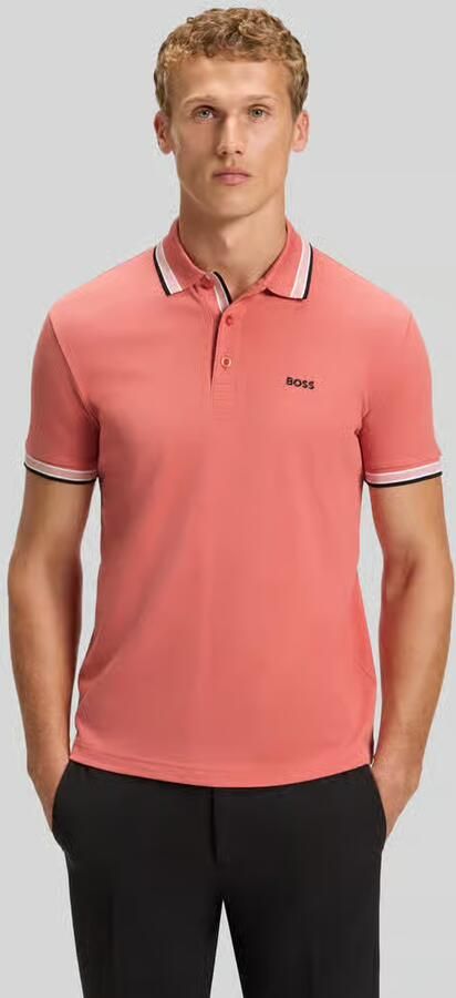 BOSS Green Regular fit poloshirt van puur katoen model 'PADDY' - Foto 3