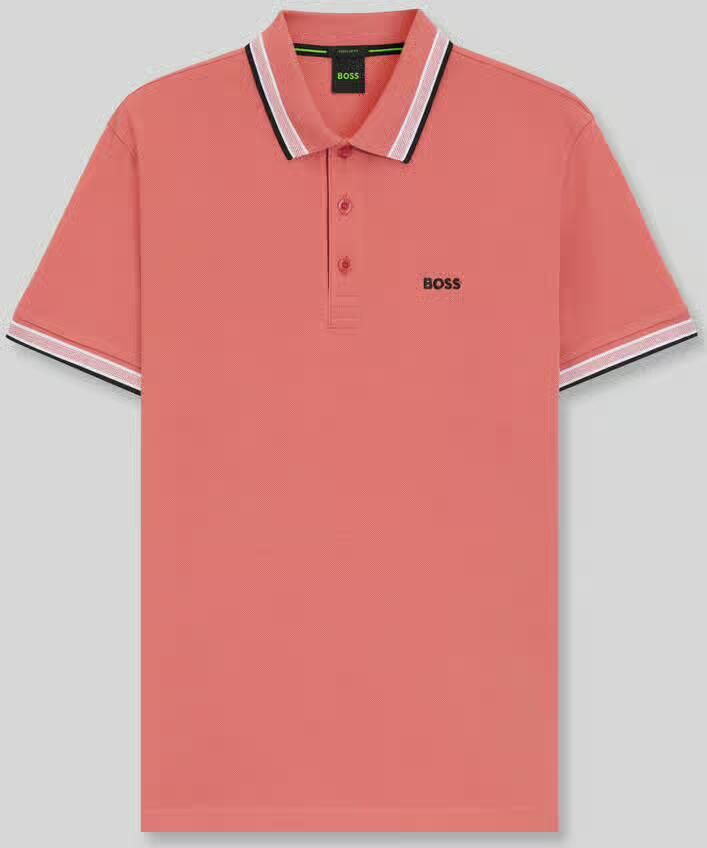 BOSS Green Regular fit poloshirt van puur katoen model 'PADDY' - Foto 2