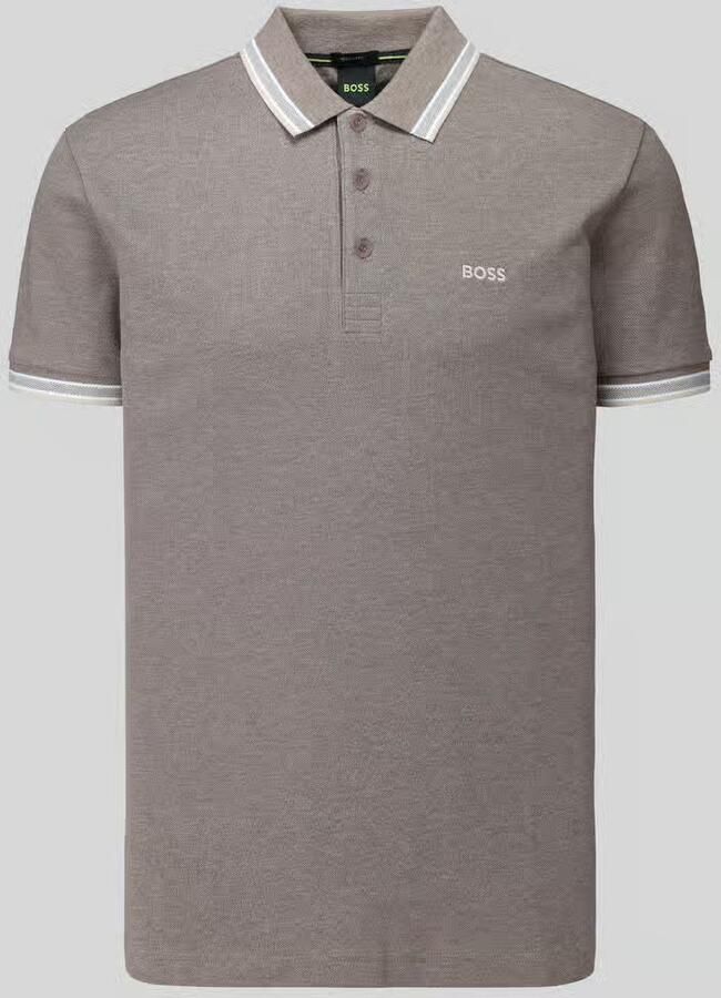 BOSS Green Regular fit poloshirt van puur katoen model 'PADDY'