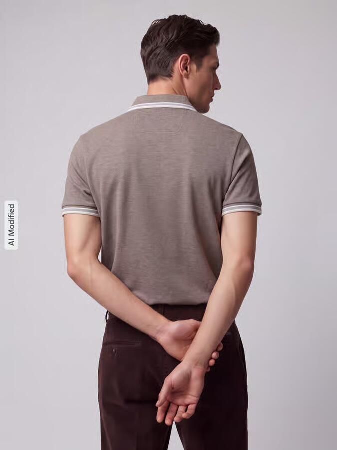 BOSS Green Regular fit poloshirt van puur katoen model 'PADDY' - Foto 3