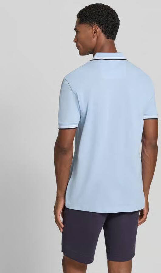 BOSS Green Regular fit poloshirt met labelstitching model 'Paddy' - Foto 7