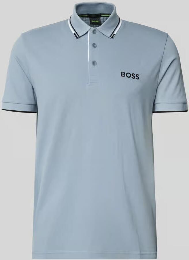 BOSS Green regular fit poloshirt van katoenmix model 'PADDY PRO' - Foto 2
