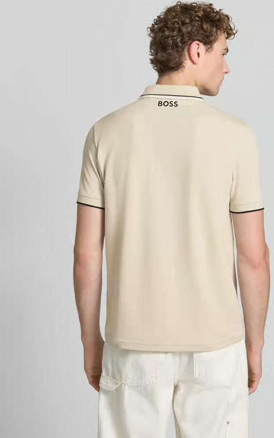 BOSS Green regular fit poloshirt van katoenmix model 'PADDY PRO' - Foto 3