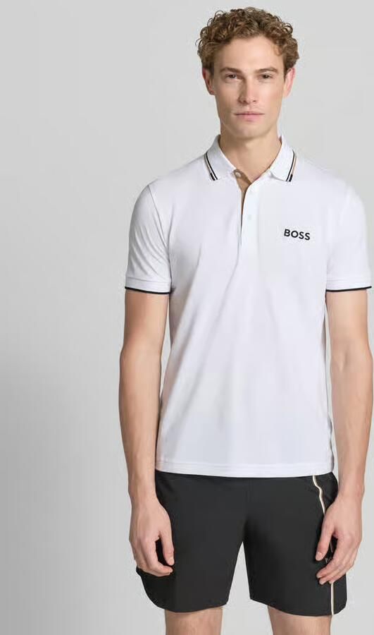 BOSS Green regular fit poloshirt van katoenmix model 'PADDY PRO' - Foto 6