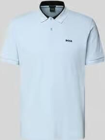BOSS Green regular fit poloshirt van katoenmix model 'PL_Member'