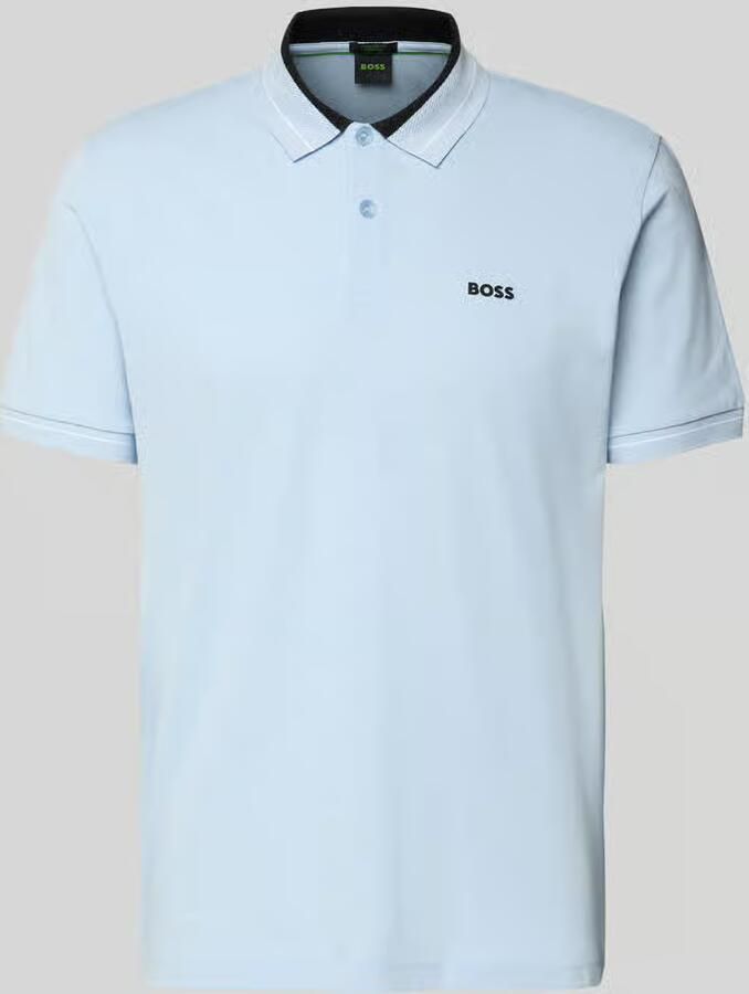BOSS Green regular fit poloshirt van katoenmix model 'PL_Member' - Foto 2