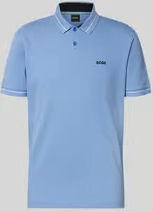 BOSS Green regular fit poloshirt van katoenmix model 'PL_Member'