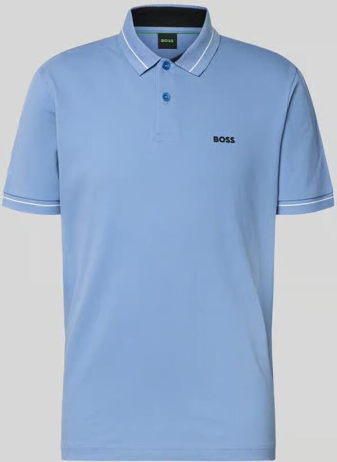 BOSS Green regular fit poloshirt van katoenmix model 'PL_Member' - Foto 2