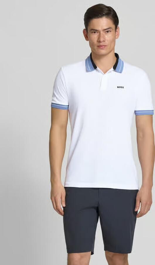 BOSS Green regular fit poloshirt van katoenmix model 'PL_Member' - Foto 3