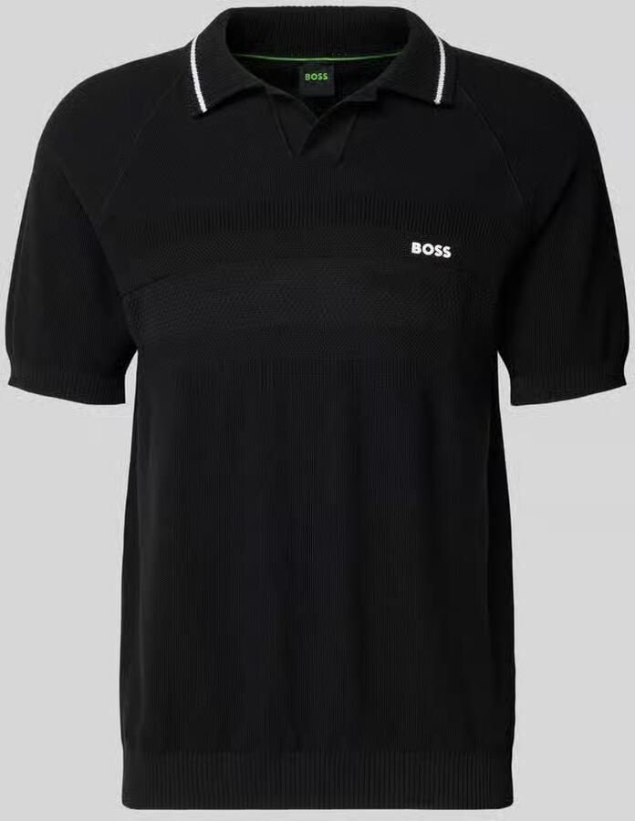 BOSS Green regular fit poloshirt van knitwear - Foto 2