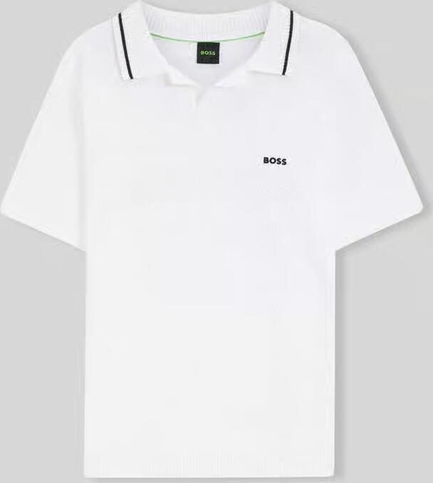 BOSS Green regular fit poloshirt van knitwear - Foto 2