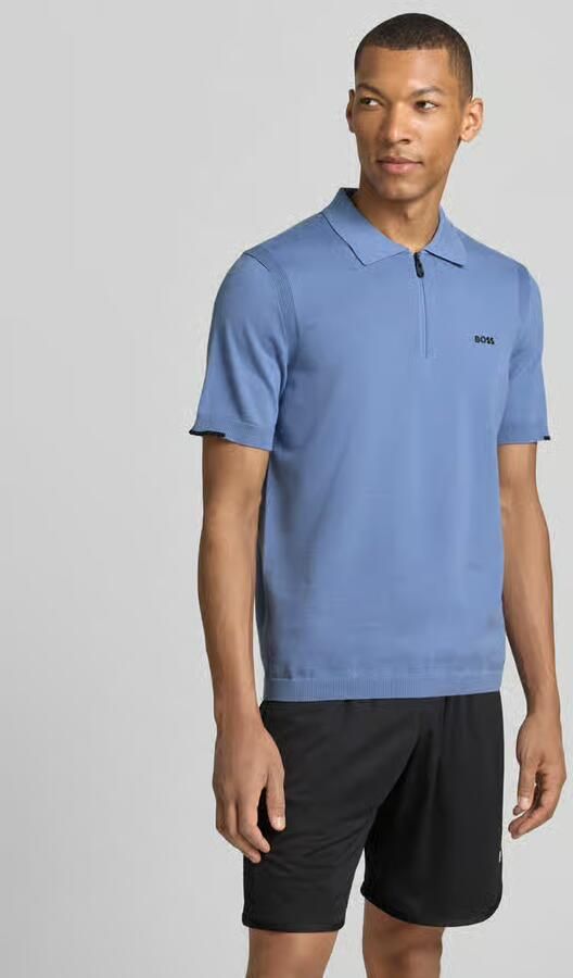 BOSS Green regular fit poloshirt van puur katoen model 'KN_EVER-X' - Foto 3