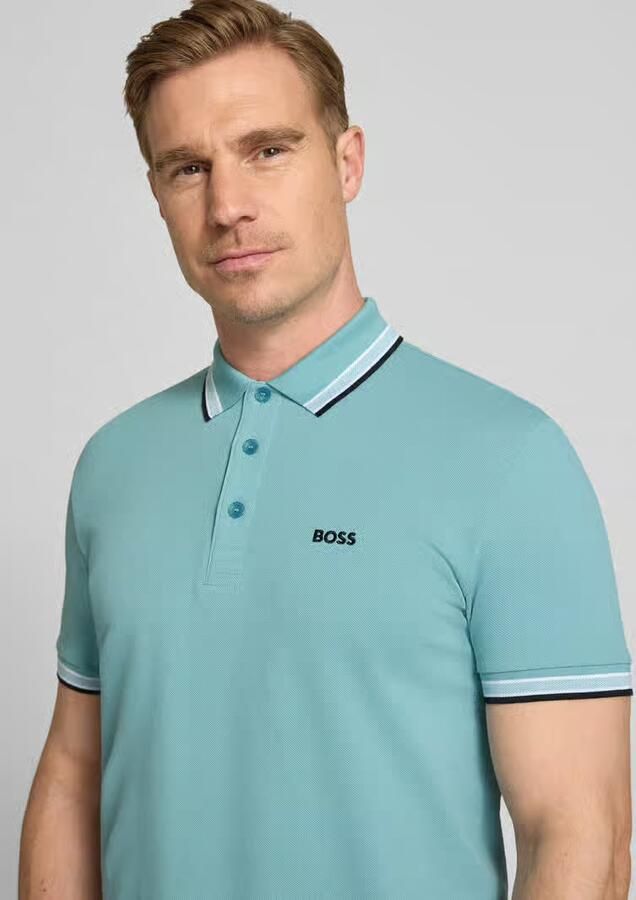 BOSS Green Regular fit Poloshirt van puur katoen model 'PADDY' - Foto 3