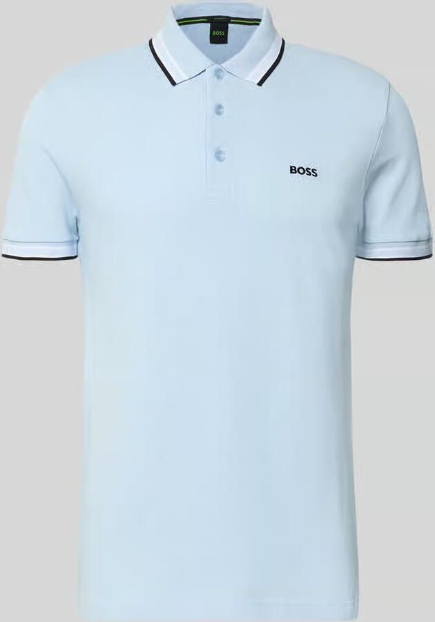 BOSS Green Regular fit Poloshirt van puur katoen model 'PADDY' - Foto 3