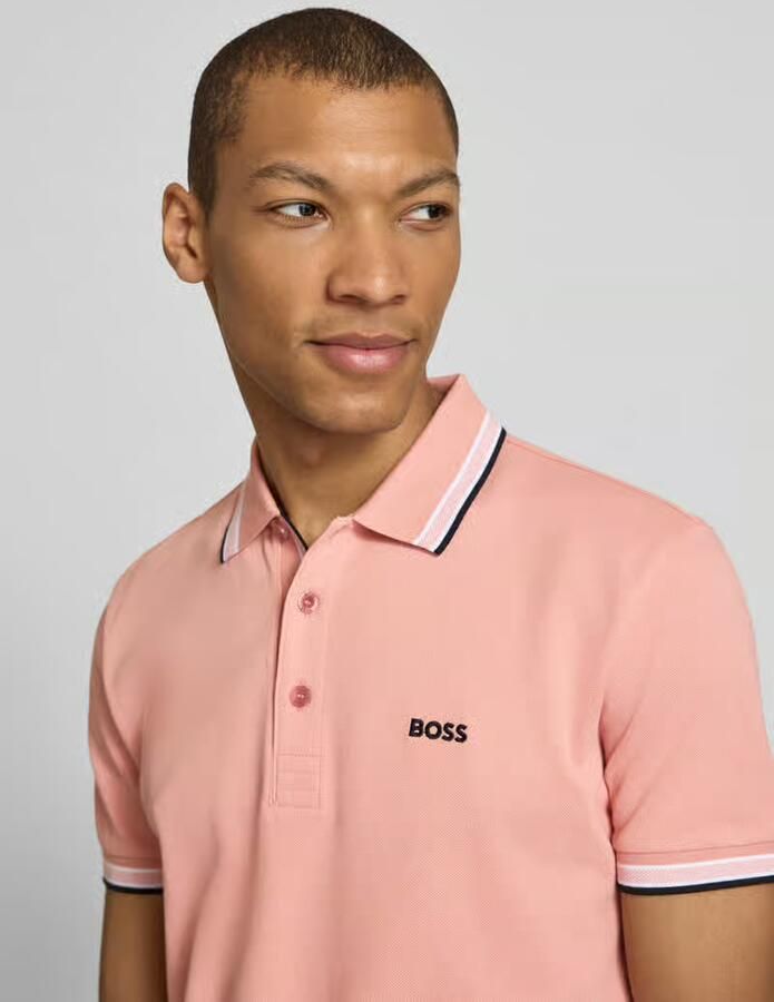 BOSS Green Regular fit Poloshirt van puur katoen model 'PADDY' - Foto 2