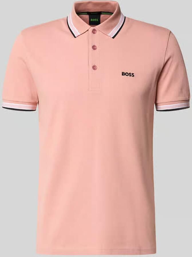BOSS Green Regular fit Poloshirt van puur katoen model 'PADDY' - Foto 3